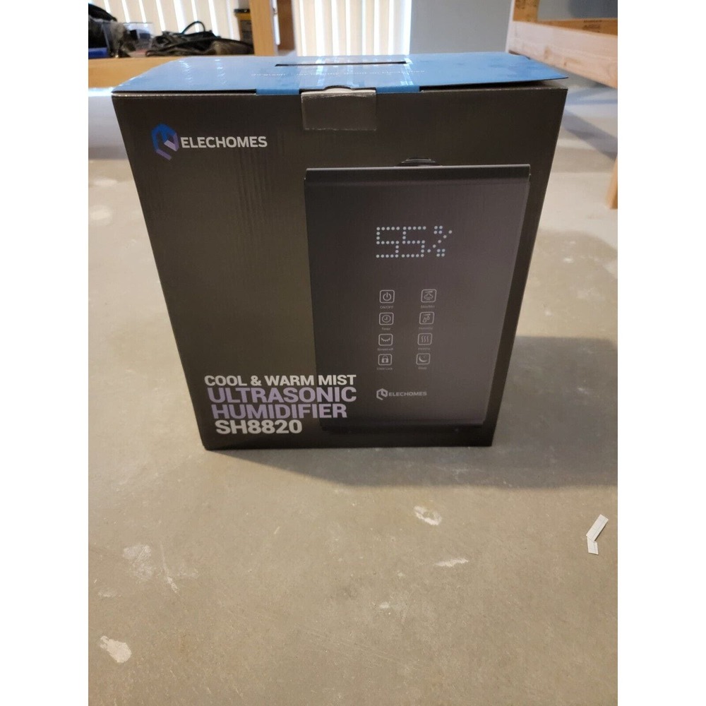 Elechomes SH8820 5.5L Ultrasonic Top Fill Humidifier - Black